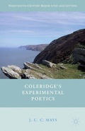 Cover: Coleridge's Experimental Poetics - Palgrave MacMillan
