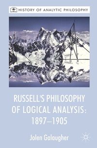 Abbildung von: Russell's Philosophy of Logical Analysis, 1897-1905 - Palgrave Macmillan