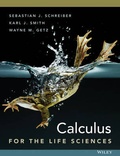 Cover: Calculus for Life Sciences, 1e Wileyplus Card - Wiley