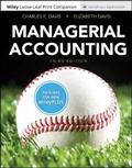 Cover: Managerial Accounting, 3e Wileyplus Nextgen Card with Loose-Leaf Print Companion Set - Wiley