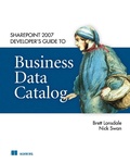 Cover: SharePoint 2007 Developer's Guide to Business Data Catalog - Manning