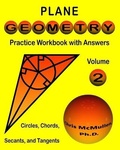 Cover: Plane Geometry Practice Workbook with Answers - Zishka Publishing