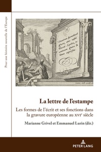 Enlarge image Cover: La lettre de l'estampe - Peter Lang Verlag