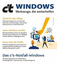 Abbildung von: c't Windows - Heise Medien