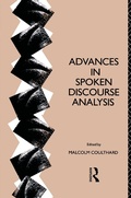Cover: Advances in Spoken Discourse Analysis - Routledge