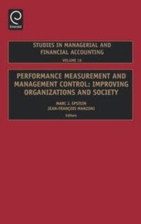 Enlarge image Cover: Performance Measurement and Management Control - JAI Press Ltd