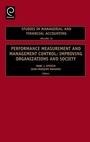 Cover: Performance Measurement and Management Control - JAI Press Inc.
