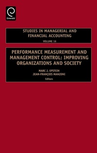 Enlarge image Cover: Performance Measurement and Management Control - JAI Press Inc.