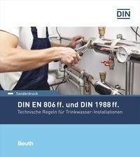 Abbildung von: DIN EN 806 ff. und DIN 1988 ff. - DIN Media