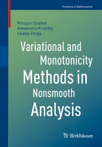 Abbildung von: Variational and Monotonicity Methods in Nonsmooth Analysis - Birkhäuser