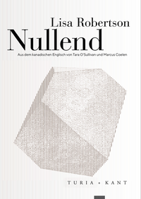 Enlarge image Cover: Nullend - Verlag Turia + Kant
