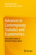Cover: Advances in Contemporary Statistics and Econometrics - Springer