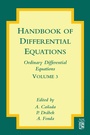 Cover: Handbook of Differential Equations: Ordinary Differential Equations - Elsevier