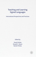 Abbildung von: Teaching and Learning Signed Languages - Palgrave Macmillan