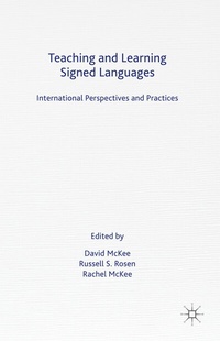 Abbildung von: Teaching and Learning Signed Languages - Palgrave Macmillan