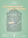 Cover: "Die Umbenennungsfrage ist damit entschieden." - Museum der Universit&auml;t T&uuml;bingen - MUT