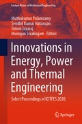 Cover: Innovations in Energy, Power and Thermal Engineering - Springer