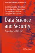 Cover: Data Science and Security - Springer