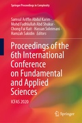 Cover: Proceedings of the 6th International Conference on Fundamental and Applied Sciences - Springer