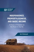 Cover: Independence, Propertylessness, and Basic Income - Palgrave MacMillan