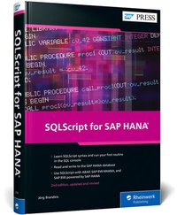 Enlarge image Cover: SQLScript for SAP HANA - SAP PRESS