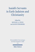 Cover: Isaiah's Servants in Early Judaism and Christianity - Mohr Siebeck