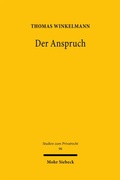 Bild: Der Anspruch - Mohr Siebeck