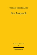 Abbildung von: Der Anspruch - Mohr Siebeck
