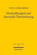 Bild: Minderj&auml;hrigkeit und finanzielle &Uuml;berforderung - Mohr Siebeck