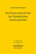 Abbildung von: Das forum attractivum des Europaeischen Insolvenzrechts - Mohr Siebeck
