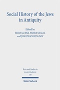 Cover: Social History of the Jews in Antiquity - Mohr Siebeck