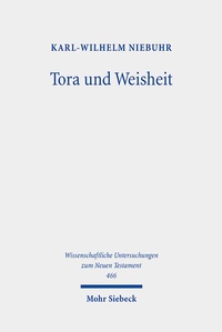 Abbildung von: Tora und Weisheit - Mohr Siebeck