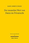 Abbildung von: Der monetaere Wert von Daten im Privatrecht - Mohr Siebeck