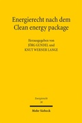 Cover: Energierecht nach dem Clean energy package - Mohr Siebeck
