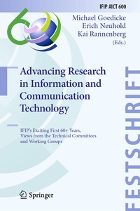 Abbildung von: Advancing Research in Information and Communication Technology - Springer