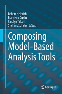 Enlarge image Cover: Composing Model-Based Analysis Tools - Springer