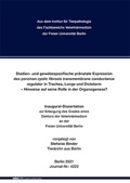 Bild: Stadien- und gewebespezifische pr&auml;natale Expression des porzinen cystic fibrosis transmembrane conductance regulator in Trachea, Lunge und Dickdarm - Hinweise auf seine Rolle in der Organogenese? - Mensch & Buch