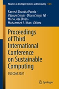 Cover: Proceedings of Third International Conference on Sustainable Computing - Springer