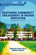 Cover: Deepening Community Engagement in Higher Education - Palgrave MacMillan