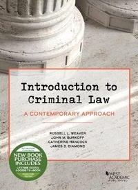 Enlarge image Cover: Introduction to Criminal Law - West Academic Press