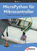 Cover: MicroPython fu&uml;r Mikrocontroller - Elektor International Media