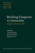 Cover: Building Categories in Interaction - John Benjamins Publishing Co