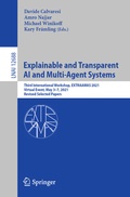 Cover: Explainable and Transparent AI and Multi-Agent Systems - Springer