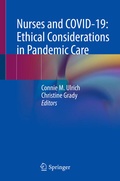 Cover: Nurses and COVID-19: Ethical Considerations in Pandemic Care - Springer