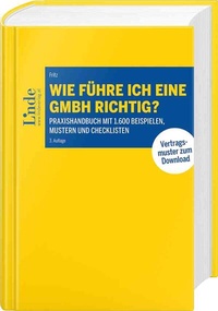 Abbildung von: Wie führe ich eine GmbH richtig? - Linde