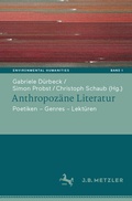 Cover: Anthropoz&auml;ne Literatur - J.B. Metzler
