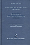 Cover: De Imitatione - Briefe &uuml;ber die Nachahmung - Manutius