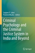 Cover: Criminal Psychology and the Criminal Justice System in India and Beyond - Springer