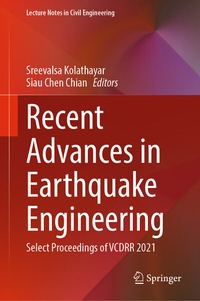 Enlarge image Cover: Recent Advances in Earthquake Engineering - Springer