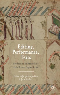 Enlarge image Cover: Editing, Performance, Texts - Palgrave Macmillan